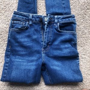 Forever 21 Dark High Rise Skinny Jeans